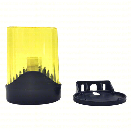 LAMPEGGIANTE UNIVERSALE A LUCE FISSA GIALLA 220V 230V CANCELLI MOTORIZZATI 23/11