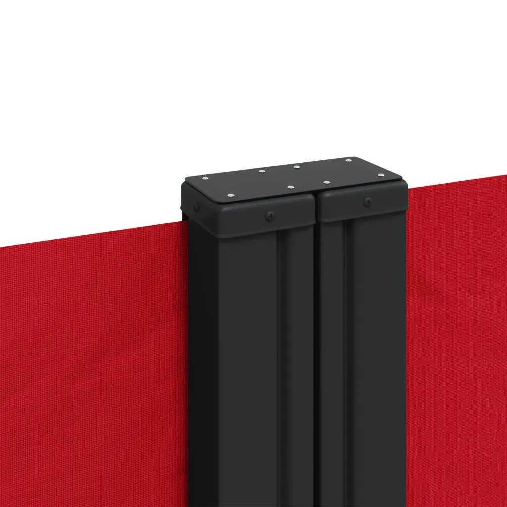 Tenda da Sole Laterale Retrattile Rossa 200x600 cm 4004657