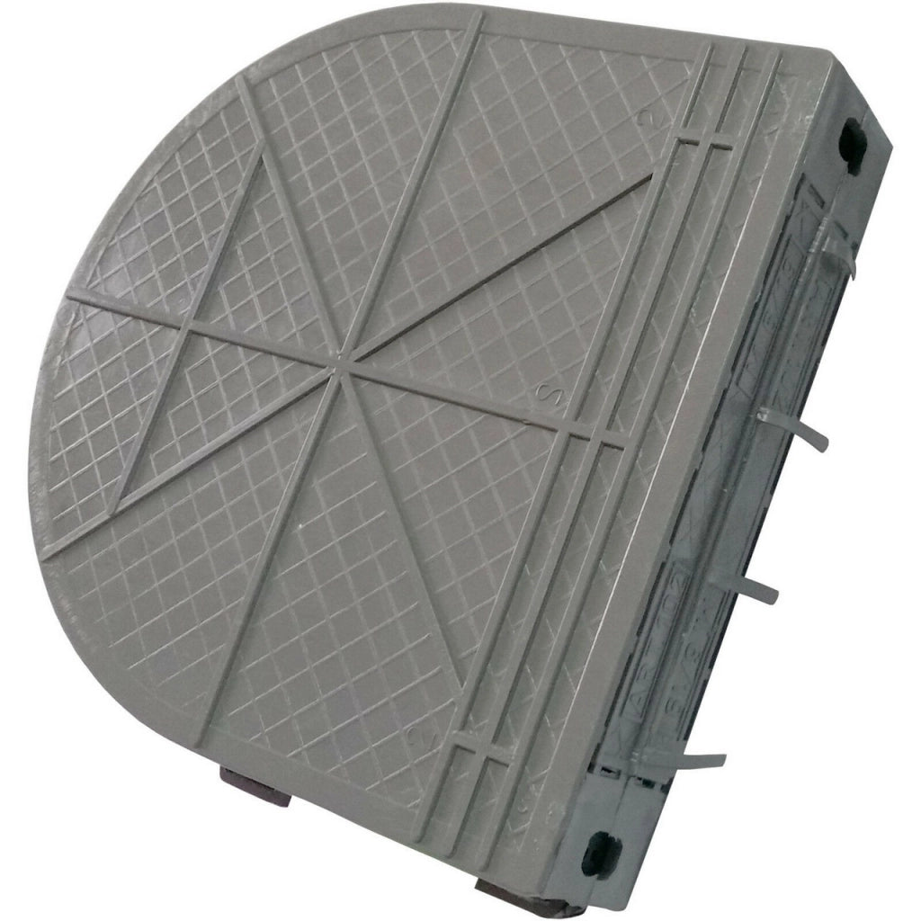CUSTODIA DA INCASSO Interasse 165 mm per avvolgitore 6 mt