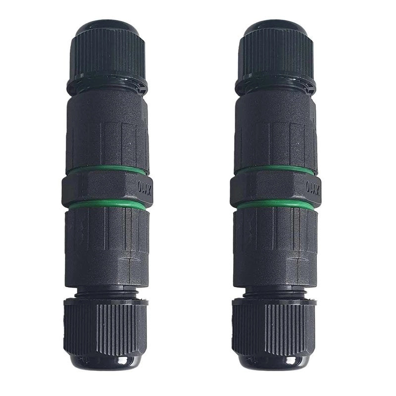 2 Connettori Veloce IP68 Forma I Manicotto Collegamento Cavo Esterno 77x20mm