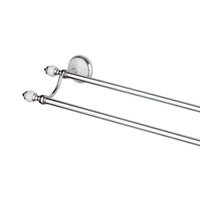 Portasalviette doppio cromato cm. 60 - serie epoca