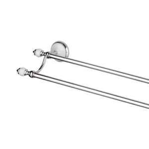 Portasalviette doppio cromato cm. 60 - serie epoca