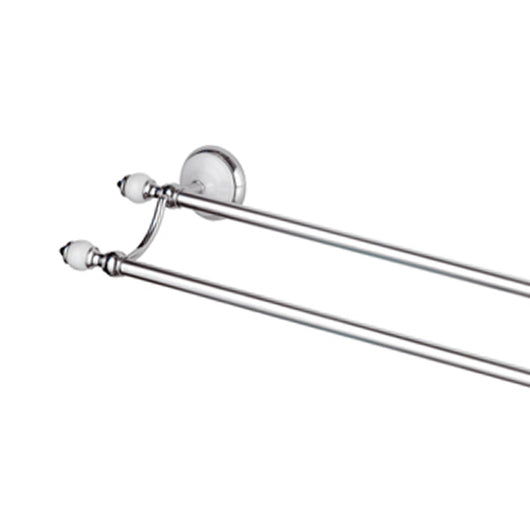 Portasalviette doppio cromato cm. 60 - serie epoca