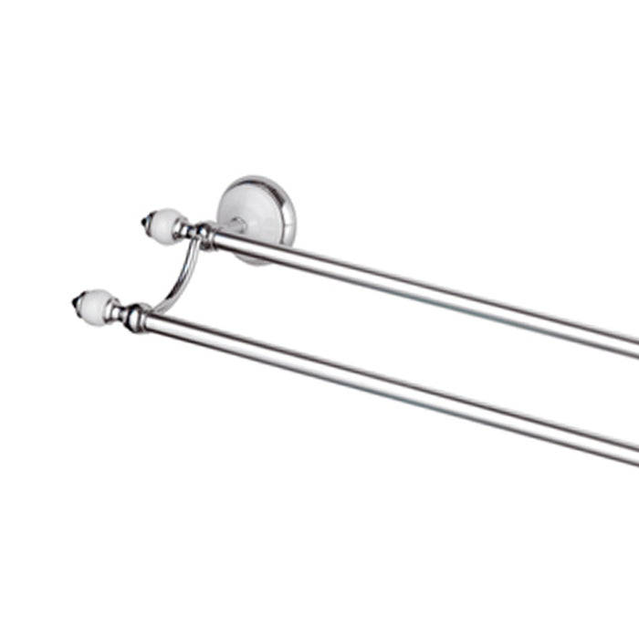 Portasalviette doppio cromato cm. 60 - serie epoca