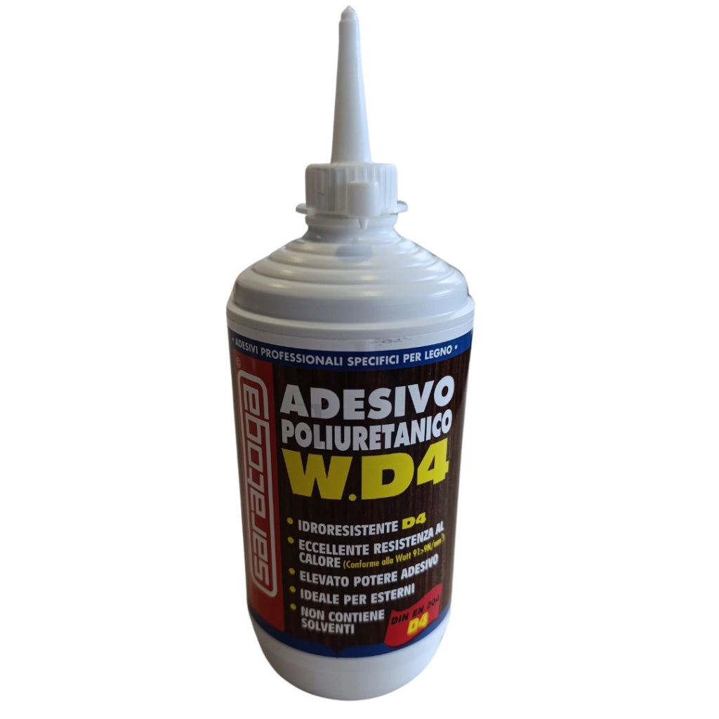 SARATOGA WD4 Adesivo poliuretanico per legno e esterni resistente all'acqua D4