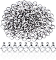 Fermoferro a forma di Astice - 100 pezzi - 8x13mm - Materiali di alta qualità - Utile per gioielli - Duraturo e resistente