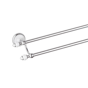 Portasalviette doppio cromato cm. 60 - serie epoca