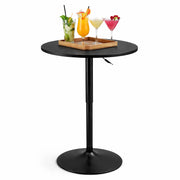 Tavolo Bar Girevole 60 cm Altezza Regolabile 70-91 cm Moderno Cucina Nero