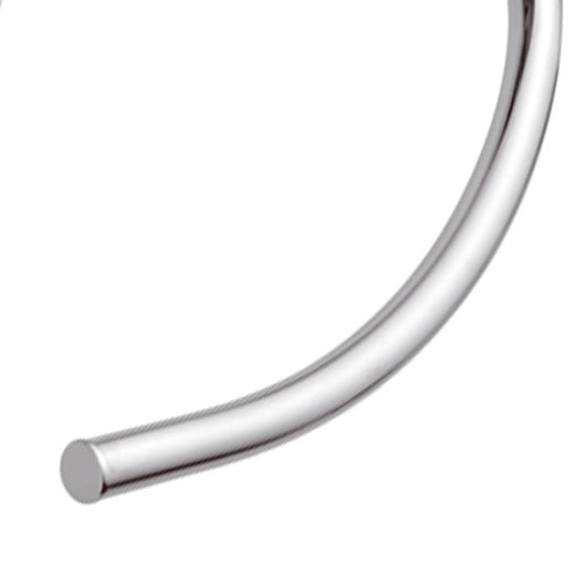 Portasalviette cromato ad anello - serie epoca