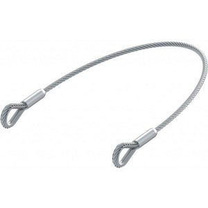 CAVO CORDINO DI SICUREZZA PER CANCELLI A BATTENTE 515 MM ACCIAIO INOX ANTICADUTA