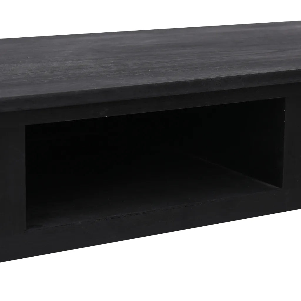 Tavolo Consolle | Tavolo d'Ingresso Nero 110x45x76 cm in Legno