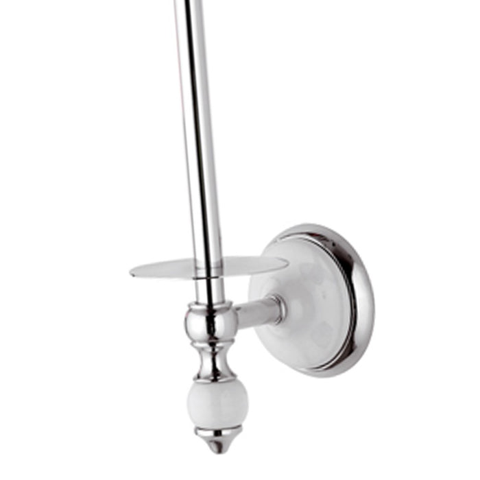 Portarotolo cromato sabbiato - serie epoca