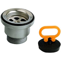 Piletta 1911 per lavelli inox co n foro d60 senza t lira 1911.005