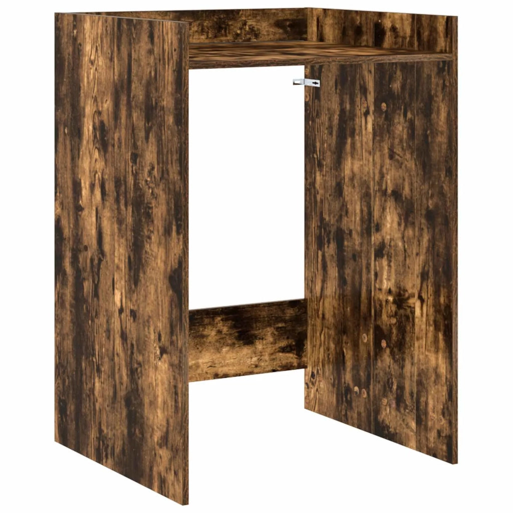 Mobiletto per lavatrice Rovere fumé 67,5 x 62 x 97 cm 8006812