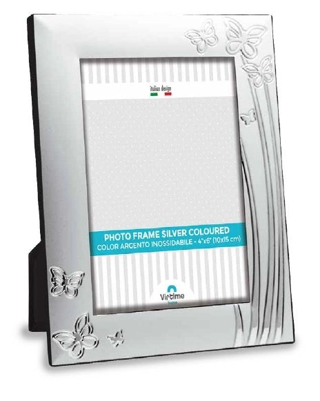 Portafoto da Appoggio Silver Farfalline 20 x 25 cm