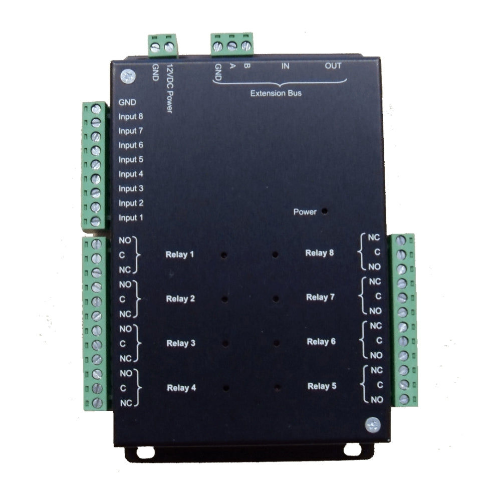 Modulo Estensione Per Unità Mt50000/2 O Mt50000/4, 8 Ingressi + 8 Uscite Relè