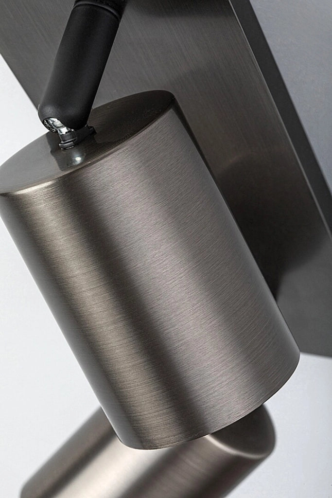 Plafoniera industriale grigia 2 faretti GU10 Rabalux