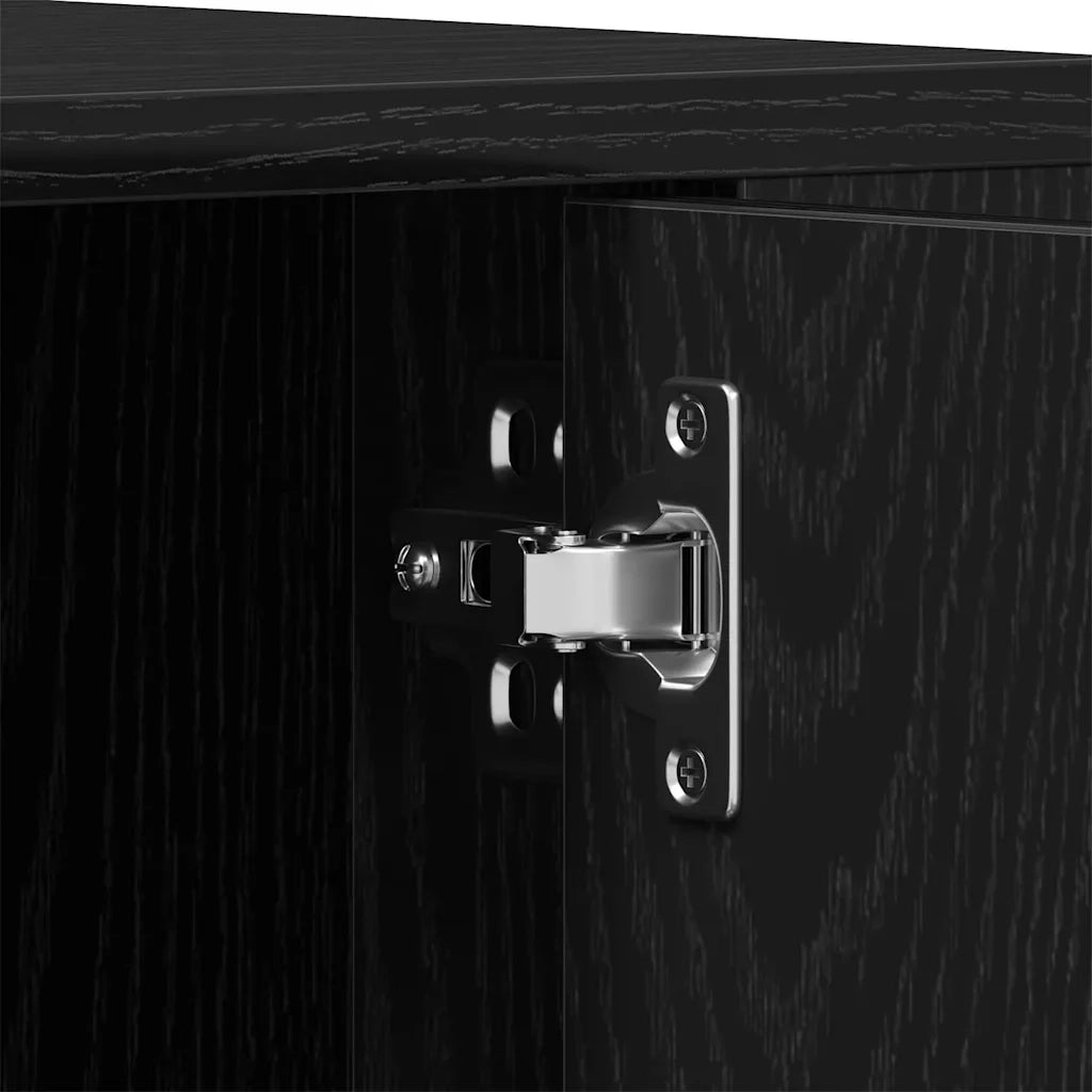 Mobile TV 100 x 35 x 40 cm Rovere nero Legno ingegnerizzato 862125