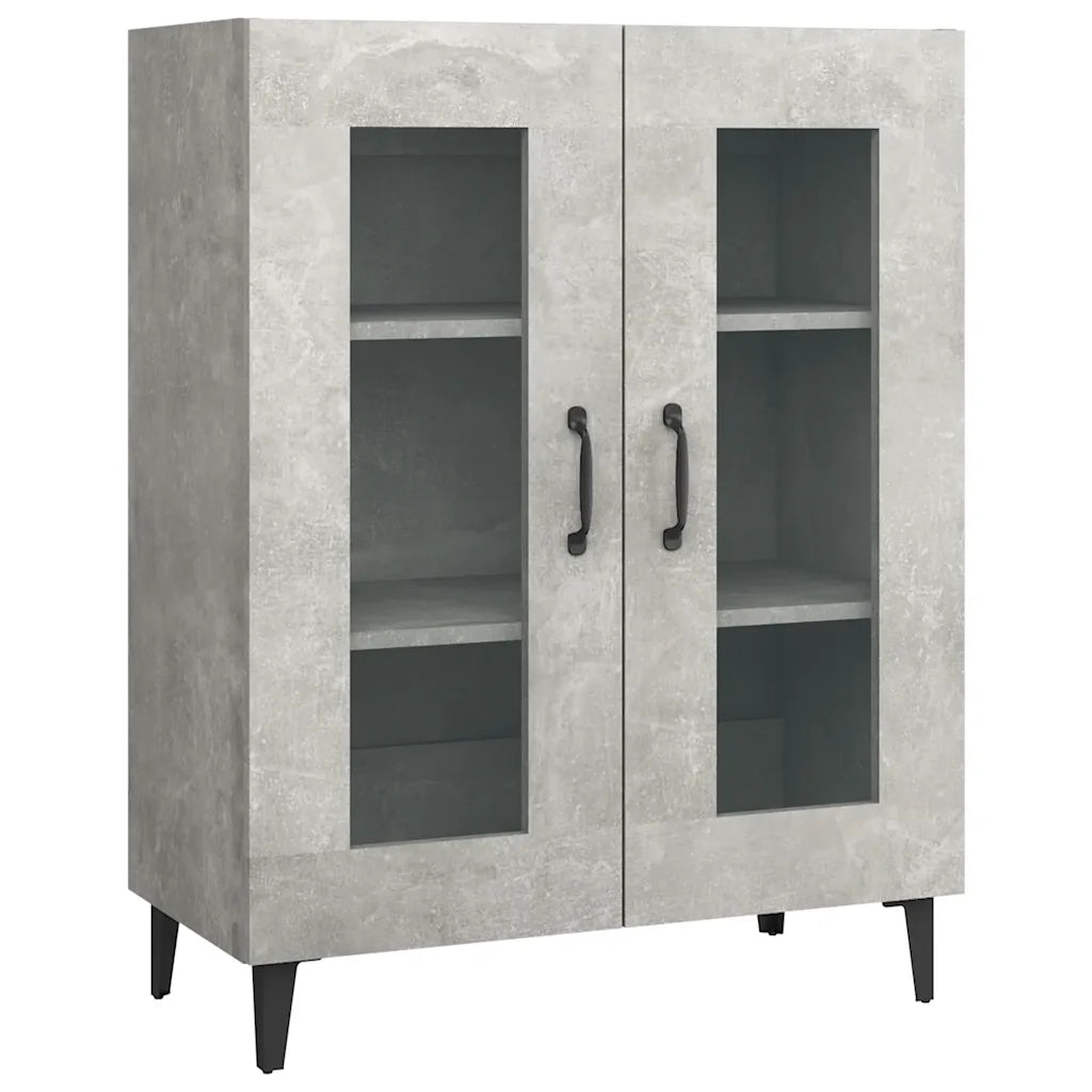 Credenza Grigio Cemento 69,5x34x90 cm in Legno Multistrato cod mxl 5764