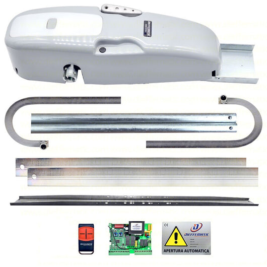 KIT ROCKET PORTA BASCULANTE A CONTRAPPESO 230V + 1 TELECOMANDO NO SALDATURE