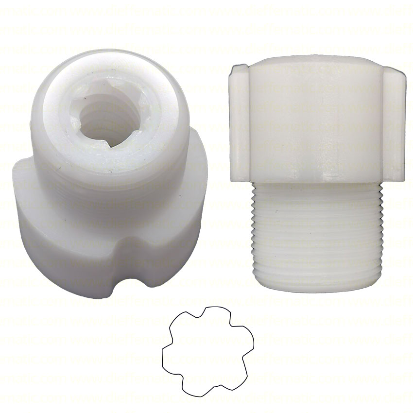 BOCCOLA A 6 PRINCIPI PER ELITE 2005 VDS RICAMBIO ORIGINALE