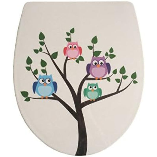 Sanicomfort gufo sedile wc con abbassamento automatico, 1 pezz