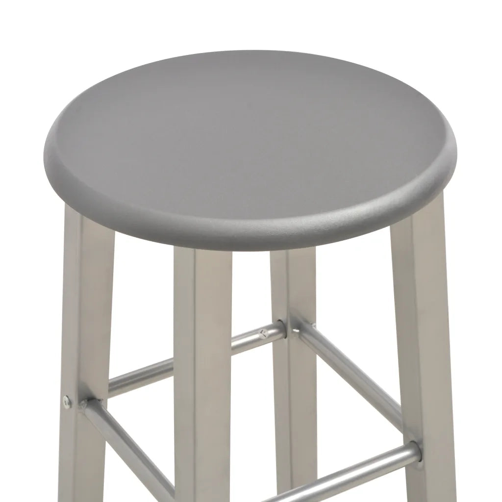 Sgabelli da Bar 2 pz Antracite MDF 284387