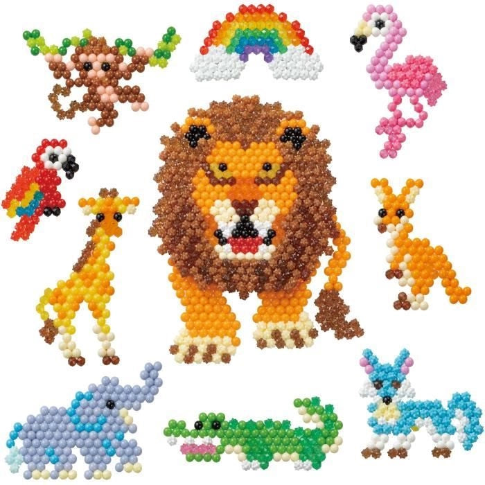 Gioco di perline da stirare - AQUABEADS - 31968 - Passeggiata nella savana