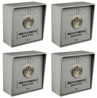 NUMERO 4 SELETTORI A CHIAVE UNICA UGUALE AUTOMAZIONE CANCELLO SERRANDA GARAGE