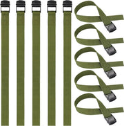 Cinture di trasporto - Cinture di trasporto per bagagli - Nocken senza ruggine - 40 x 2,5 cm - Verde