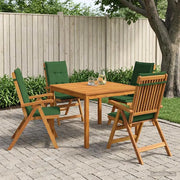 Set da pranzo da giardino 5 pezzi 5 pz Naturale 3434619