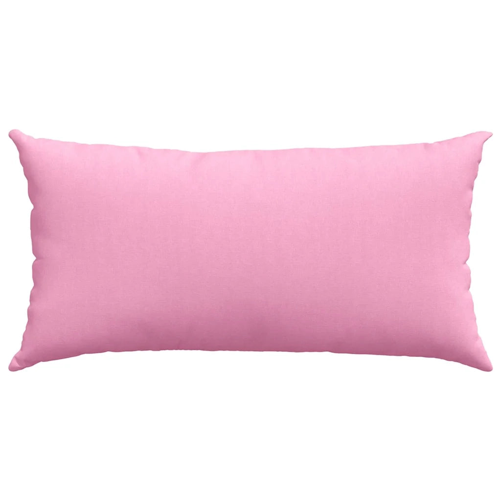 Cuscini da Divano 2 pcs Rosa 80 x 40 cm Tessuto