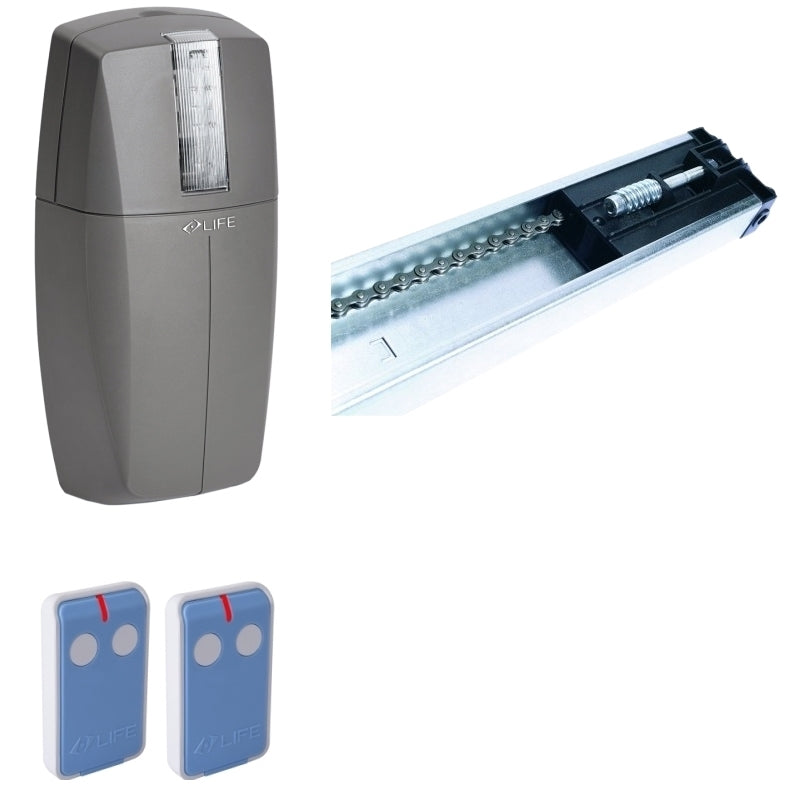 KIT PORTE SEZIONALI E BASCULANTI LIFE SETUP PR120 XL_2M2 + PRC3X_MR 1KT6520001