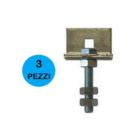 SUPPORTO REGOLABILE STAFFA A L PERNO MOTORE MOTORI TAPPARELLA TAPPARELLE 3 PEZZI