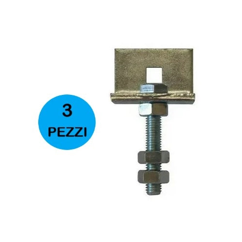 SUPPORTO REGOLABILE STAFFA A L PERNO MOTORE MOTORI TAPPARELLA TAPPARELLE 3 PEZZI
