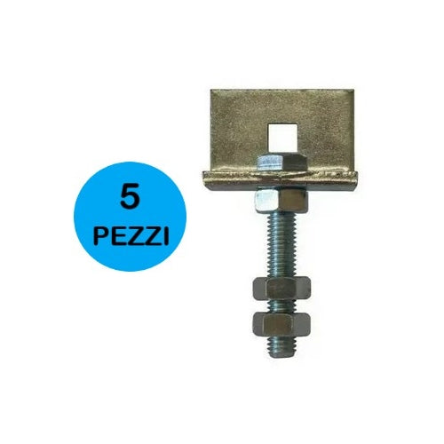 SUPPORTO REGOLABILE STAFFA A L PERNO MOTORE MOTORI TAPPARELLA TAPPARELLE 5 PEZZI