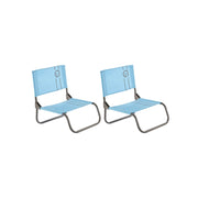 Set di 2 sedie a sdraio da spiaggia a una piega - O'Beach - Dimensioni: 40 x 50 x 45 cm