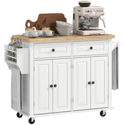 Tavolo da cucina con cassetti e ante ¨C zephmum ¨C bianco MDF h¨¦v¨¦a