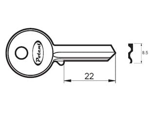 CHIAVE GREZZA K2740 R1 - 10 pezzi POTENT