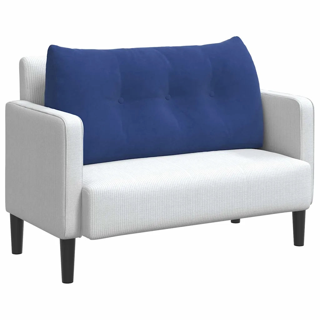 Cuscino per Schiena Blu Polizia 100 x 24 x 50 cm Velluto