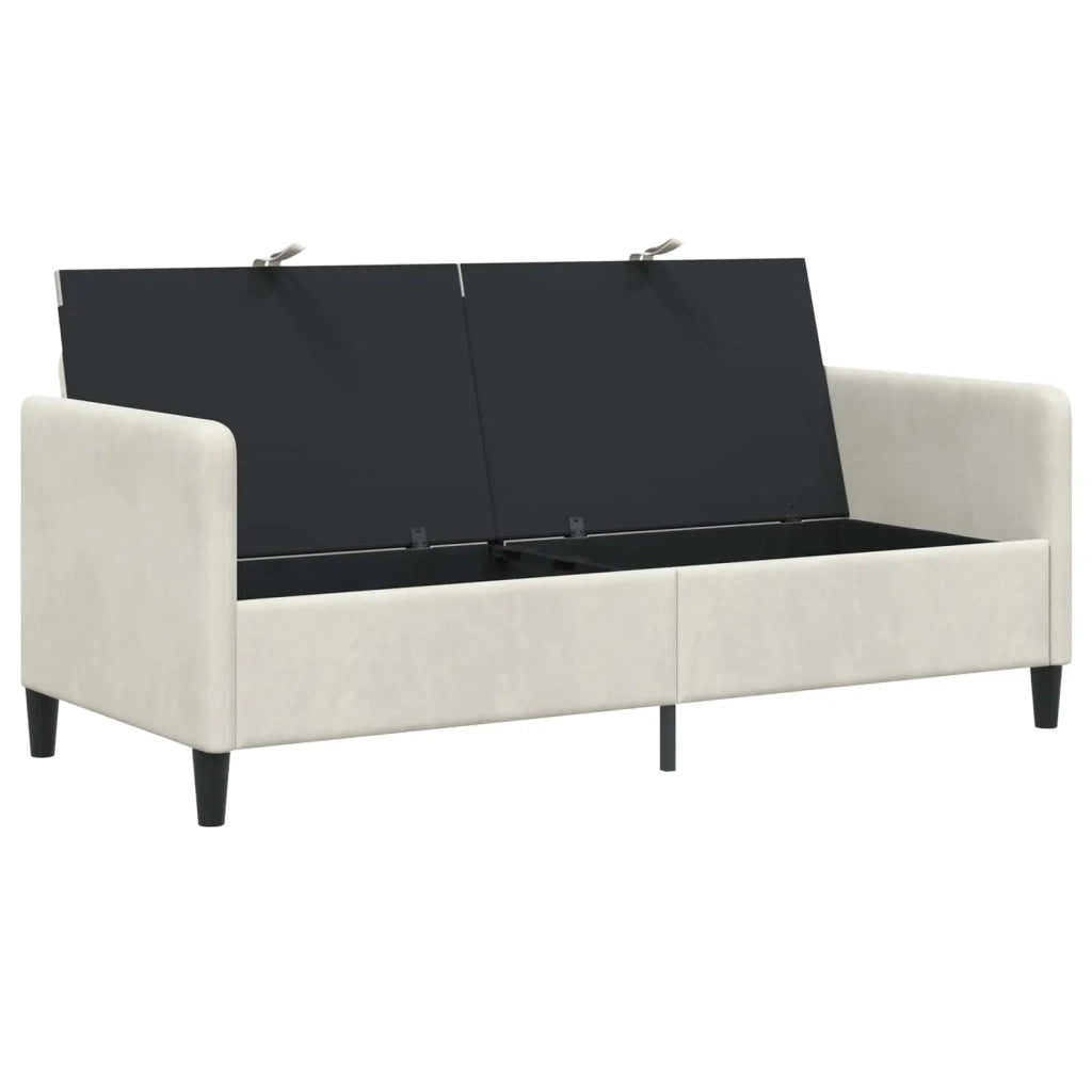 Divano con Storage Crema 172 x 78 x 87 cm Poliestere 42036969