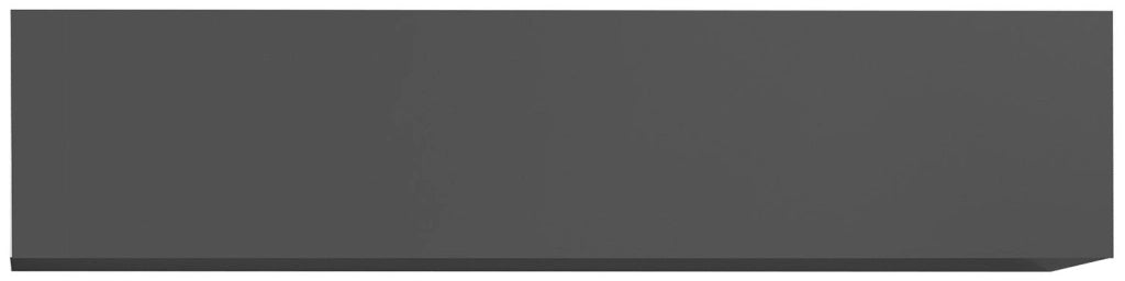 Pensile 1 Anta Vasistas 180x40x30 cm Maruska Grigio Antracite Opaco
