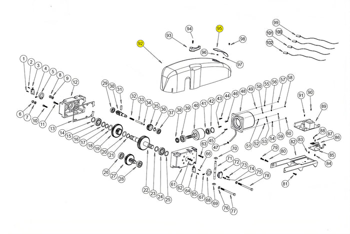 CR005 CARTER COMPLETO BASIC BAZER RICAMBIO