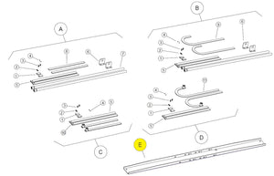 140038 LONGHERONE 1MT BASIC BAZER RICAMBIO