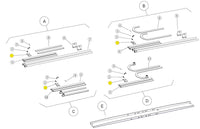 140008/1 PIATTINA BRACCIO BASIC BAZER RICAMBIO