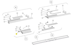 755/B BRACCIO DRITTO CON BOCCOLA SALDATA BASIC BAZER RICAMBIO