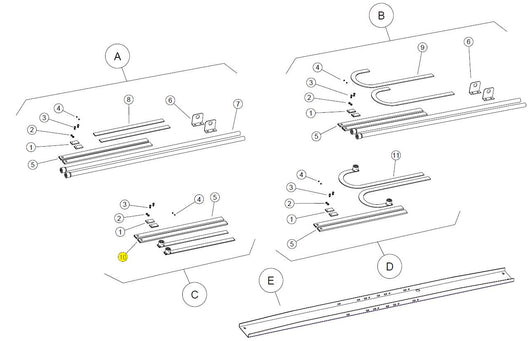 755/B BRACCIO DRITTO CON BOCCOLA SALDATA BASIC BAZER RICAMBIO