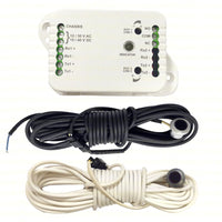 KIT COMPLETO AMPLIFICATORE + COPPIA FOTOCELLULE PORTA AUTOMATICA KONTAL CAF 2.0