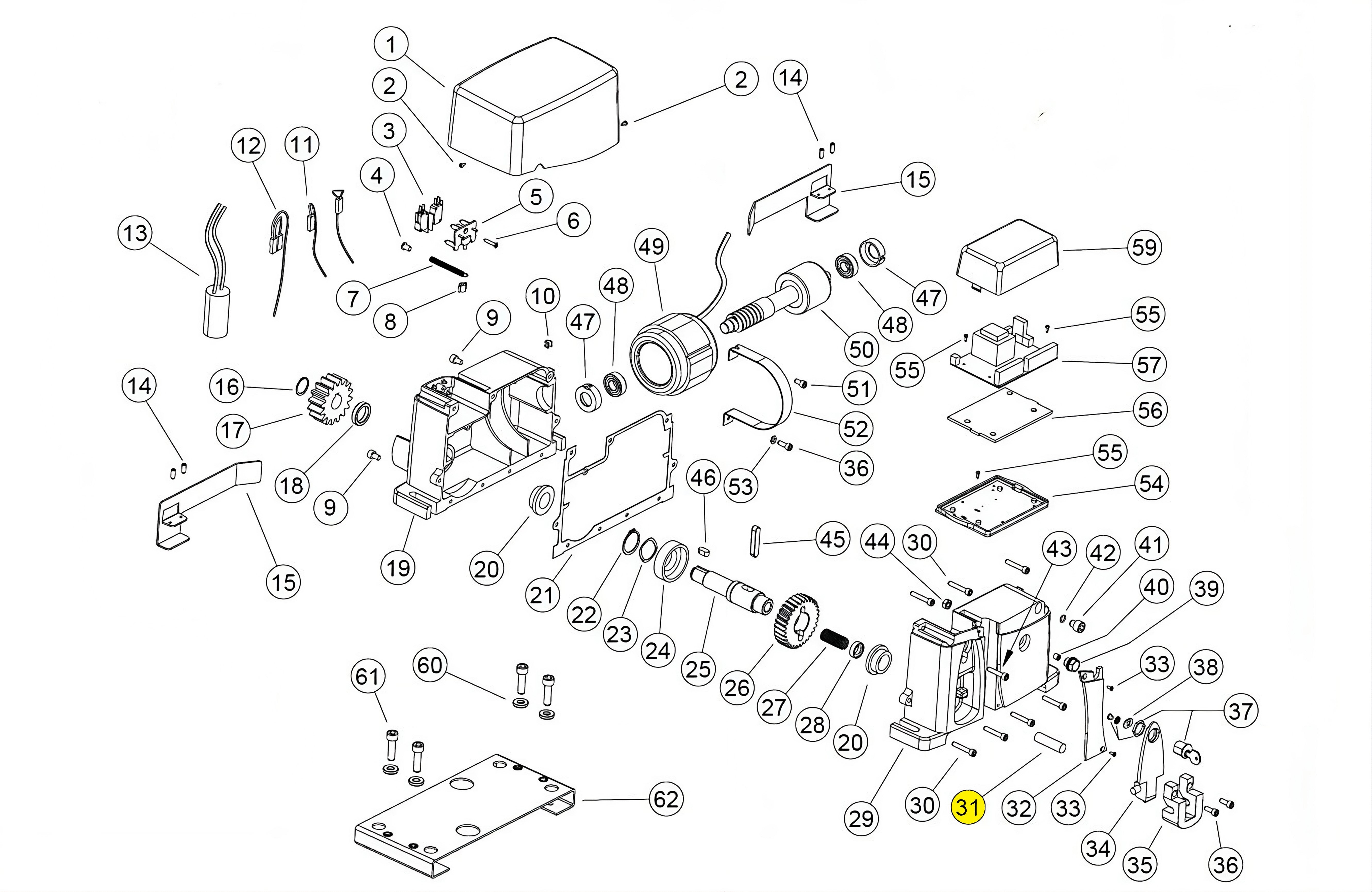 PNO006 PERNO SBLOCCO AG FUTURE KV10 RICAMBIO