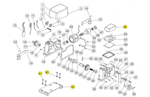 CPT02 CONTROPIASTRA DI FISSAGGIO AG FUTURE KV10 RICAMBIO